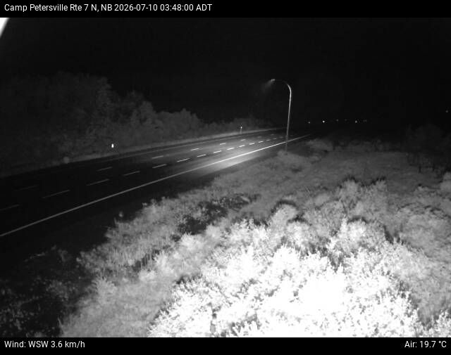 Web Cam image of Camp Petersville (NB Highway 7)