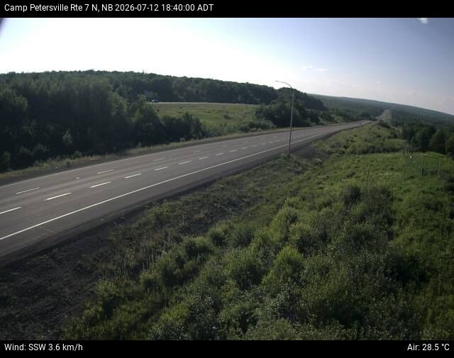 Web Cam image of Camp Petersville (NB Highway 7)