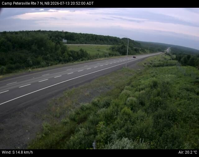 Web Cam image of Camp Petersville (NB Highway 7)