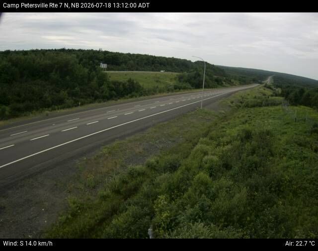 Web Cam image of Camp Petersville (NB Highway 7)
