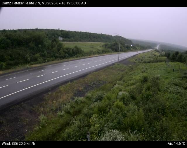 Web Cam image of Camp Petersville (NB Highway 7)
