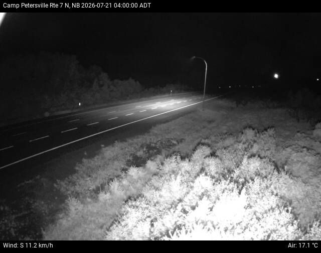 Web Cam image of Camp Petersville (NB Highway 7)