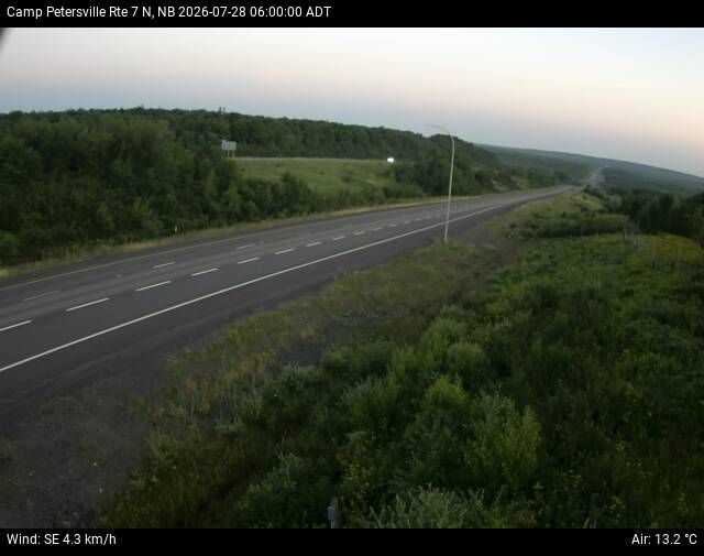 Web Cam image of Camp Petersville (NB Highway 7)