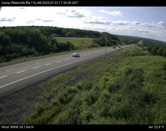 Web Cam image of Camp Petersville (NB Highway 7)
