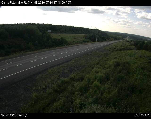 Web Cam image of Camp Petersville (NB Highway 7)