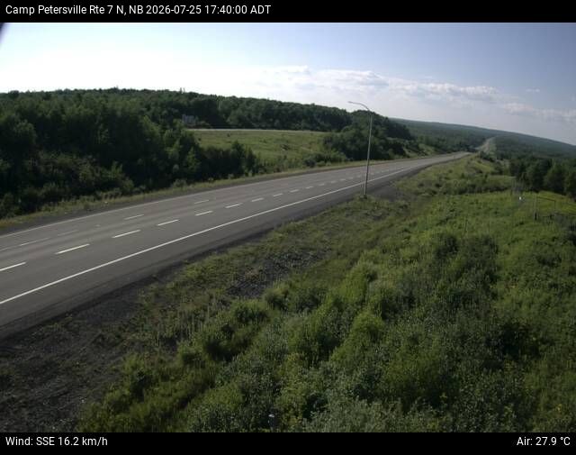 Web Cam image of Camp Petersville (NB Highway 7)