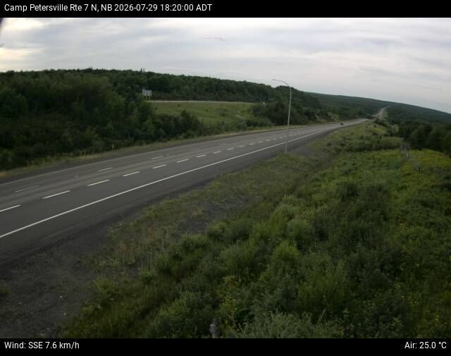 Web Cam image of Camp Petersville (NB Highway 7)