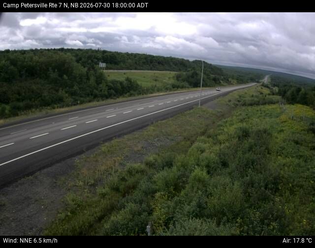 Web Cam image of Camp Petersville (NB Highway 7)