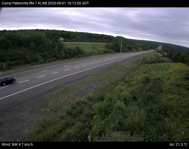 Web Cam image of Camp Petersville (NB Highway 7)