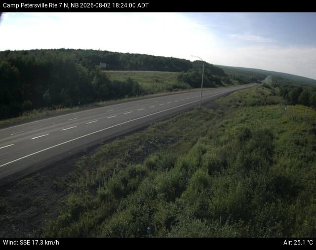 Web Cam image of Camp Petersville (NB Highway 7)
