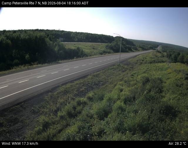 Web Cam image of Camp Petersville (NB Highway 7)