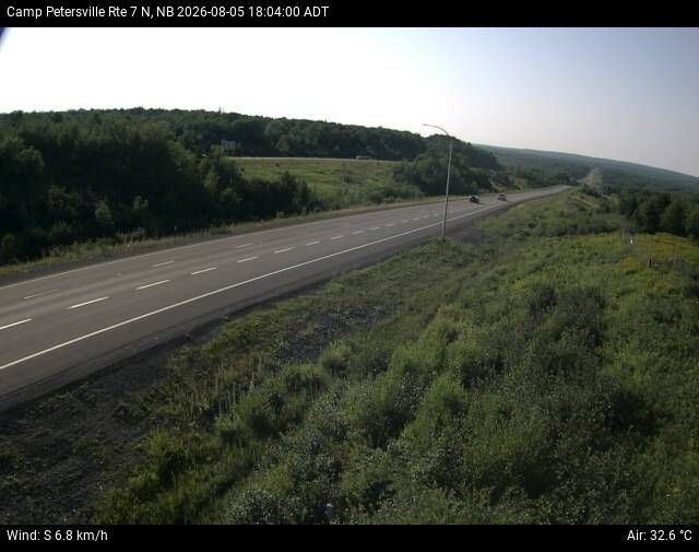 Web Cam image of Camp Petersville (NB Highway 7)