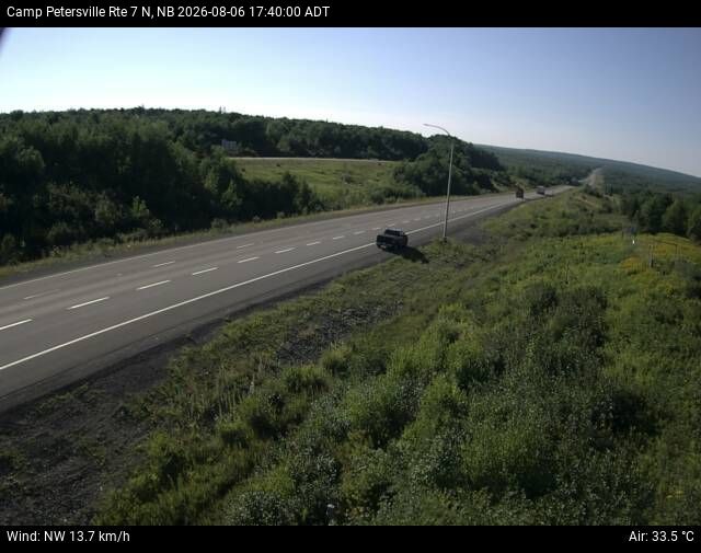 Web Cam image of Camp Petersville (NB Highway 7)