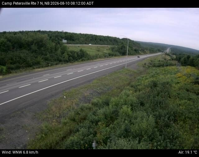 Web Cam image of Camp Petersville (NB Highway 7)