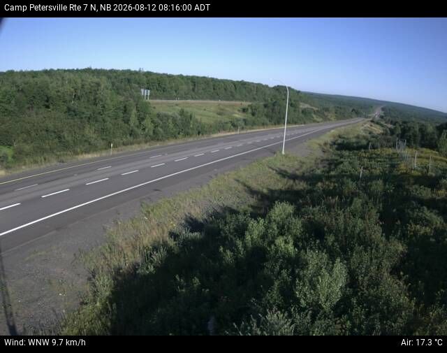 Web Cam image of Camp Petersville (NB Highway 7)