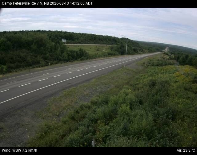 Web Cam image of Camp Petersville (NB Highway 7)