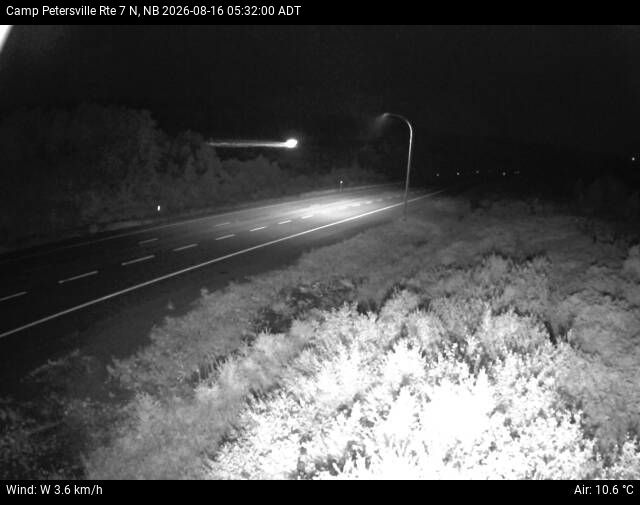 Web Cam image of Camp Petersville (NB Highway 7)