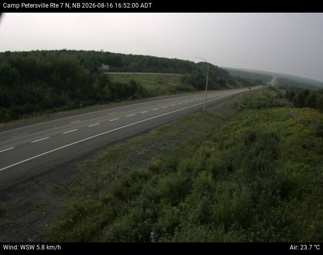 Web Cam image of Camp Petersville (NB Highway 7)