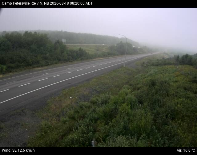 Web Cam image of Camp Petersville (NB Highway 7)