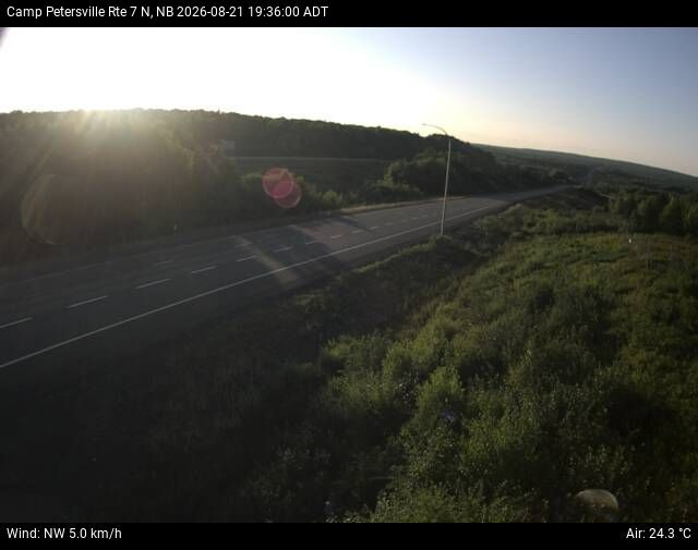 Web Cam image of Camp Petersville (NB Highway 7)