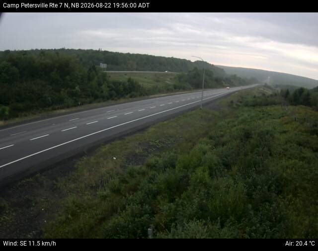 Web Cam image of Camp Petersville (NB Highway 7)