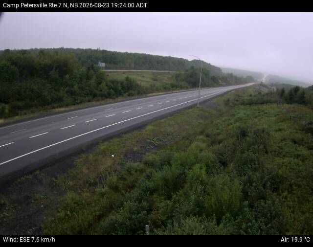 Web Cam image of Camp Petersville (NB Highway 7)