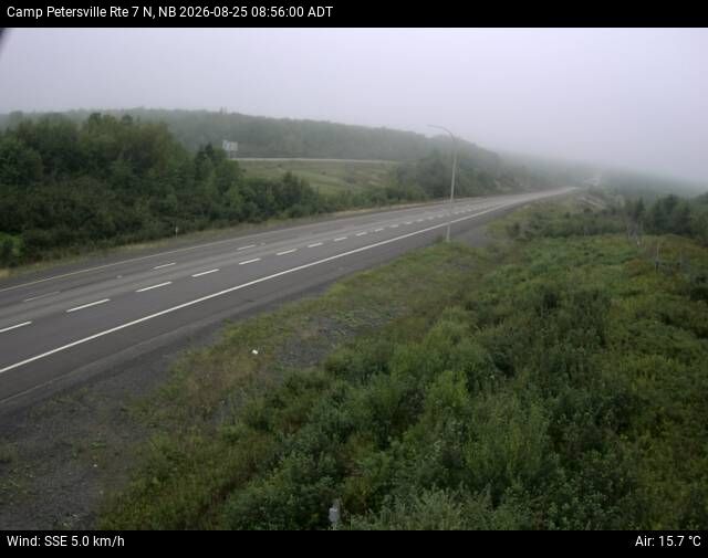 Web Cam image of Camp Petersville (NB Highway 7)