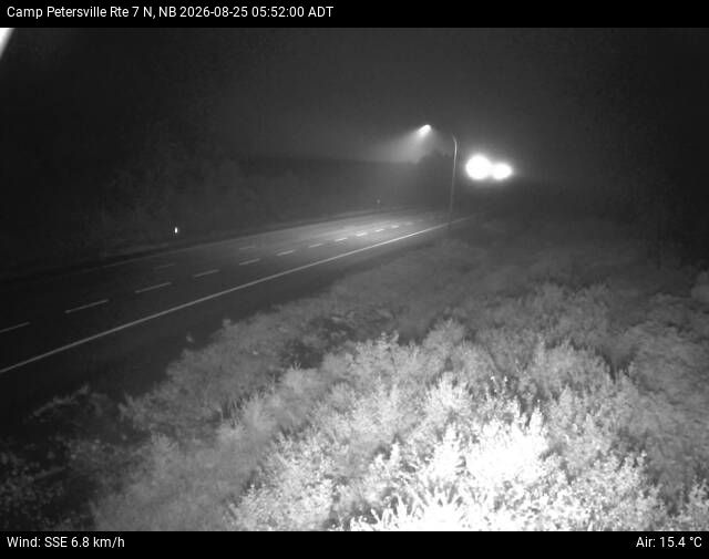 Web Cam image of Camp Petersville (NB Highway 7)