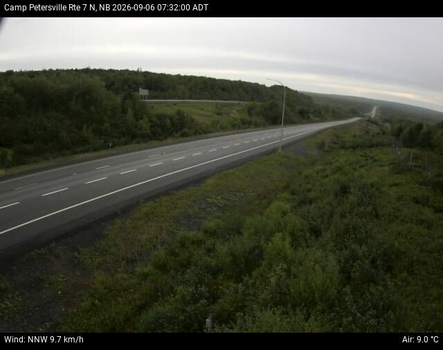 Web Cam image of Camp Petersville (NB Highway 7)
