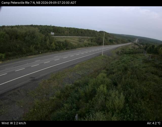 Web Cam image of Camp Petersville (NB Highway 7)