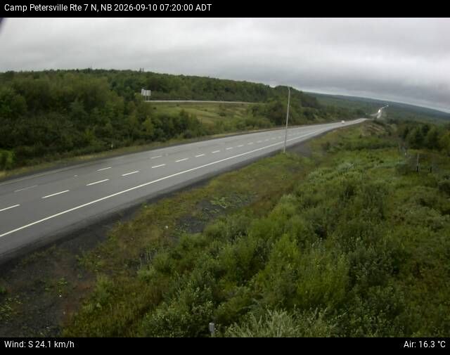 Web Cam image of Camp Petersville (NB Highway 7)