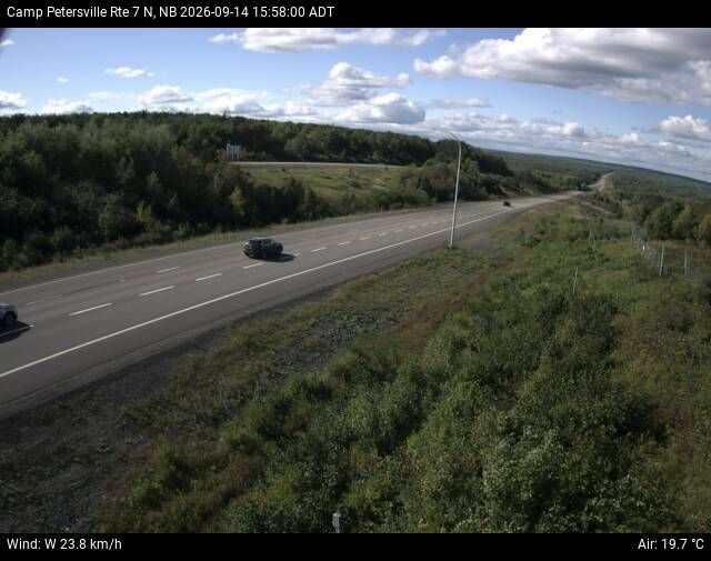Web Cam image of Camp Petersville (NB Highway 7)
