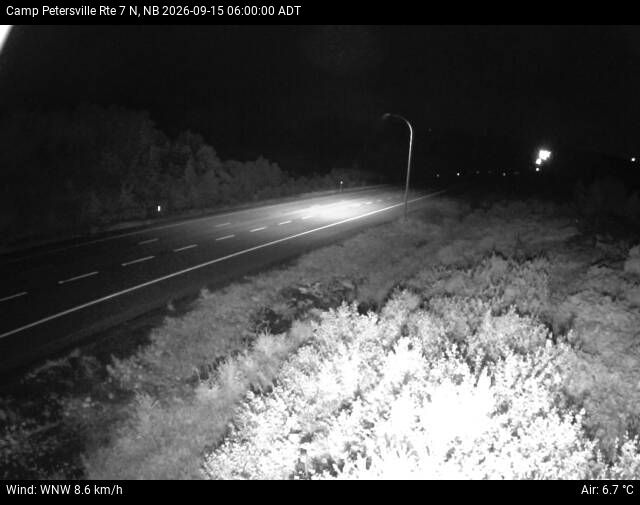 Web Cam image of Camp Petersville (NB Highway 7)