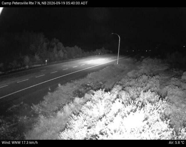 Web Cam image of Camp Petersville (NB Highway 7)