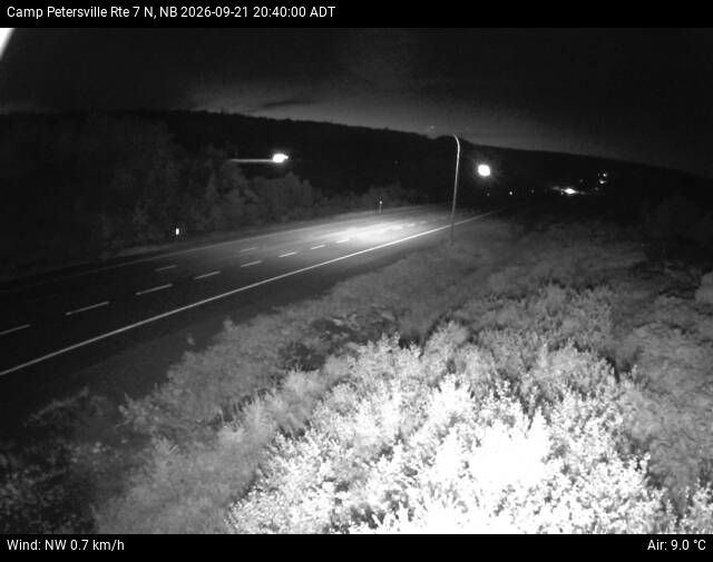 Web Cam image of Camp Petersville (NB Highway 7)