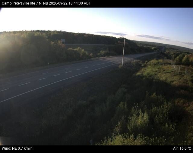 Web Cam image of Camp Petersville (NB Highway 7)