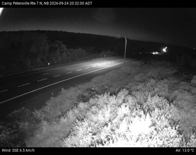 Web Cam image of Camp Petersville (NB Highway 7)