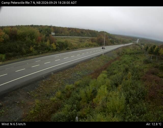 Web Cam image of Camp Petersville (NB Highway 7)