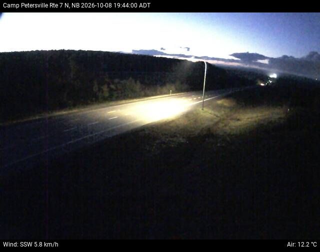 Web Cam image of Camp Petersville (NB Highway 7)