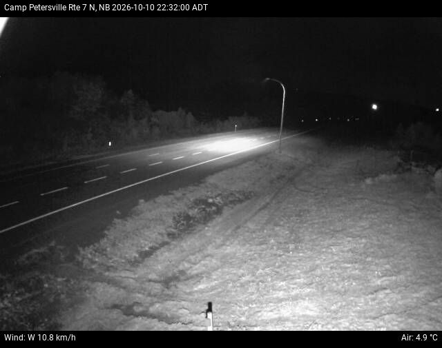 Web Cam image of Camp Petersville (NB Highway 7)
