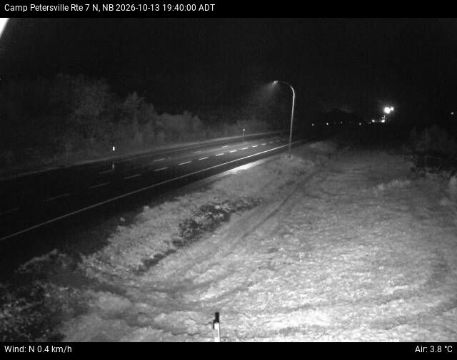 Web Cam image of Camp Petersville (NB Highway 7)