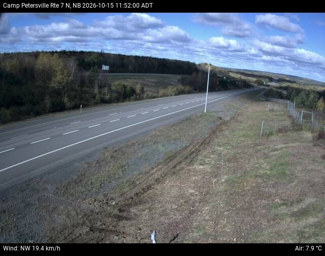 Web Cam image of Camp Petersville (NB Highway 7)