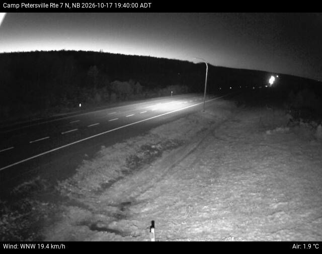 Web Cam image of Camp Petersville (NB Highway 7)