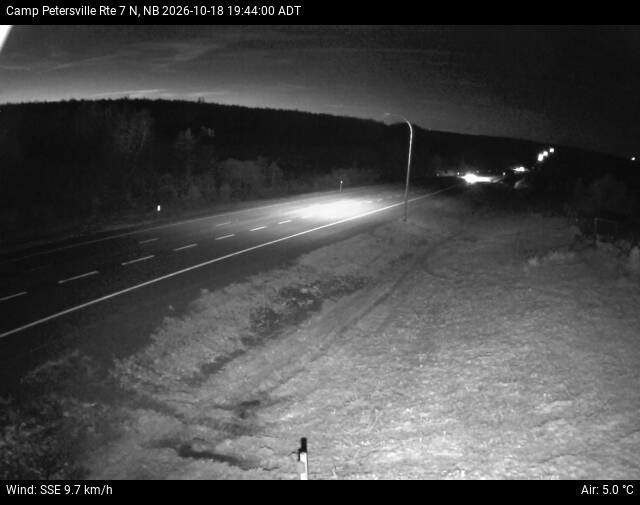 Web Cam image of Camp Petersville (NB Highway 7)