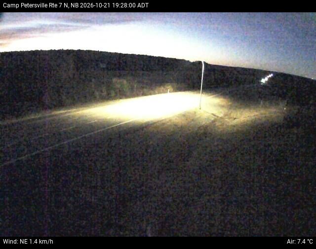 Web Cam image of Camp Petersville (NB Highway 7)