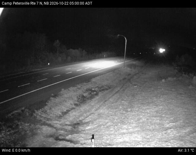 Web Cam image of Camp Petersville (NB Highway 7)