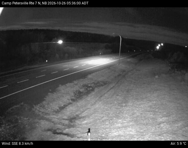 Web Cam image of Camp Petersville (NB Highway 7)