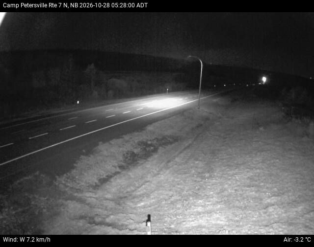 Web Cam image of Camp Petersville (NB Highway 7)