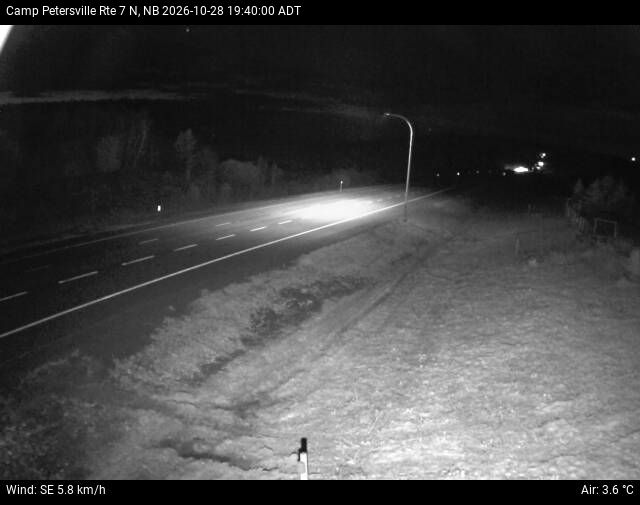 Web Cam image of Camp Petersville (NB Highway 7)