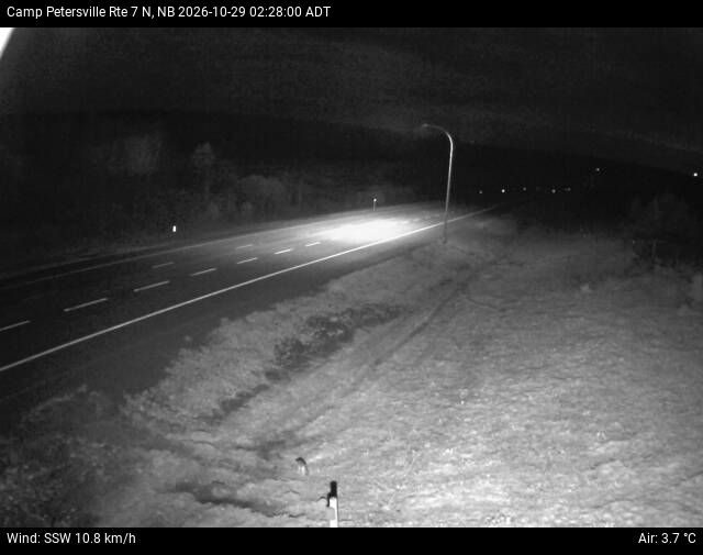 Web Cam image of Camp Petersville (NB Highway 7)